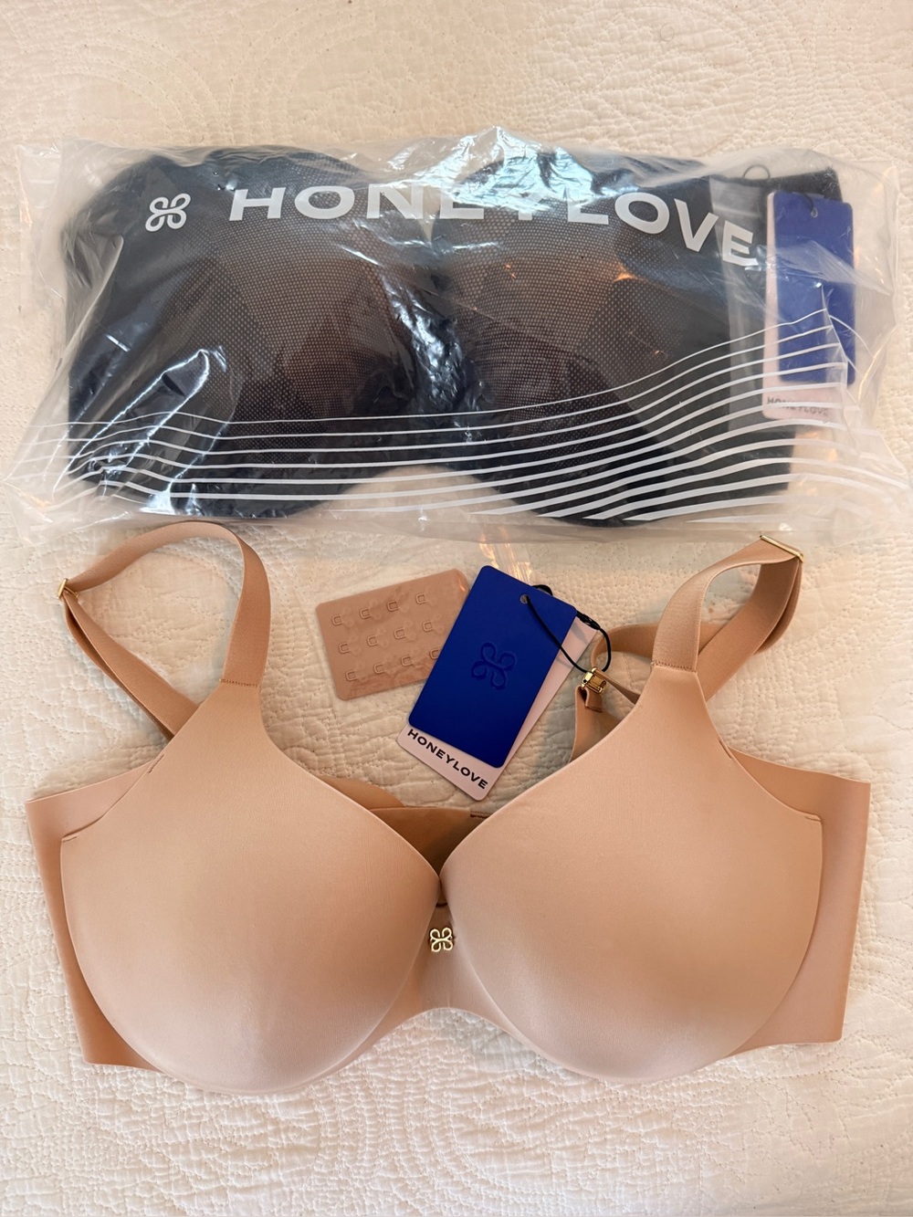 CloudEmbrace Bras With Cloudwire, Dark Rainbow and Sand, 38D, NWT